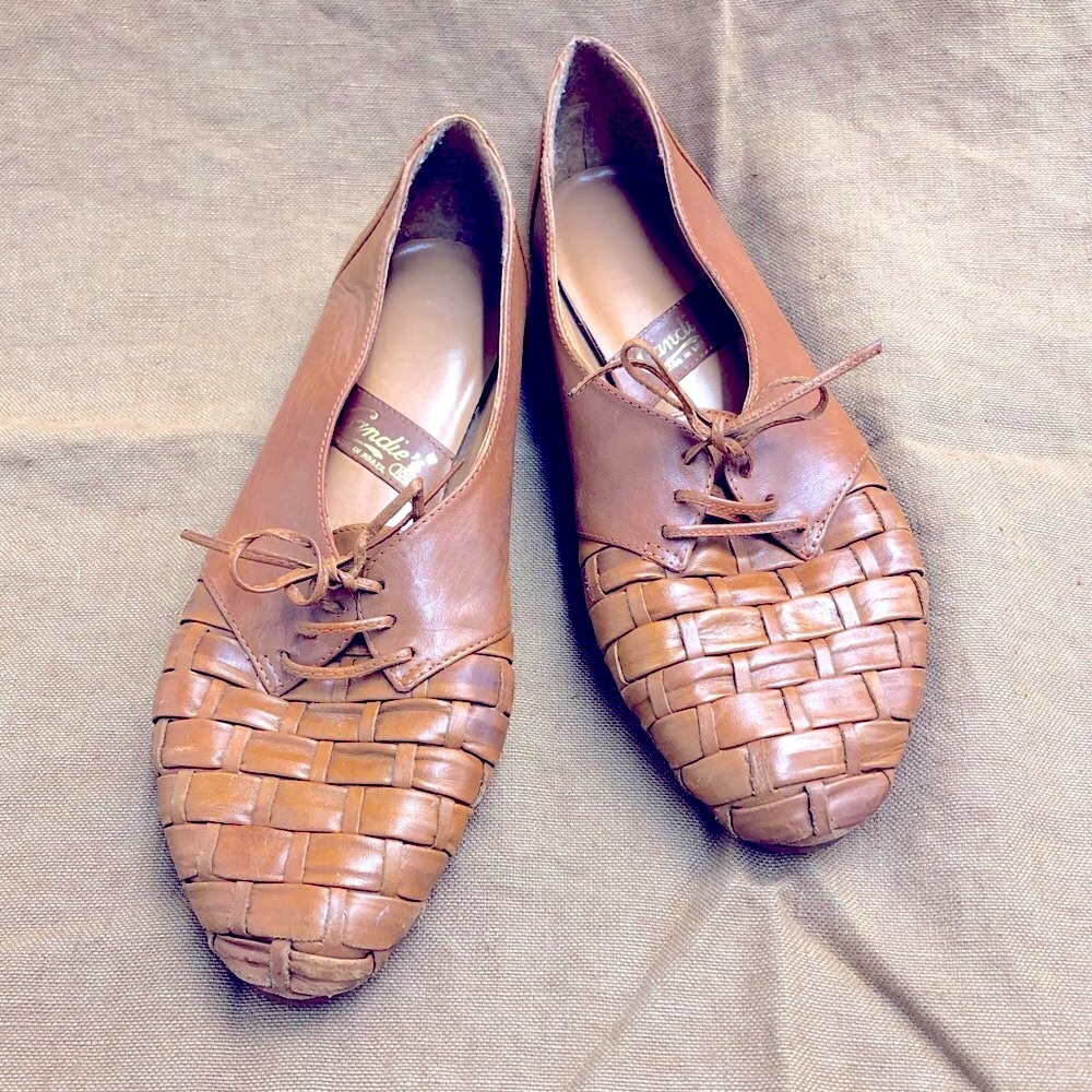 Vintage Bohemian Candies Woven Oxford Flats